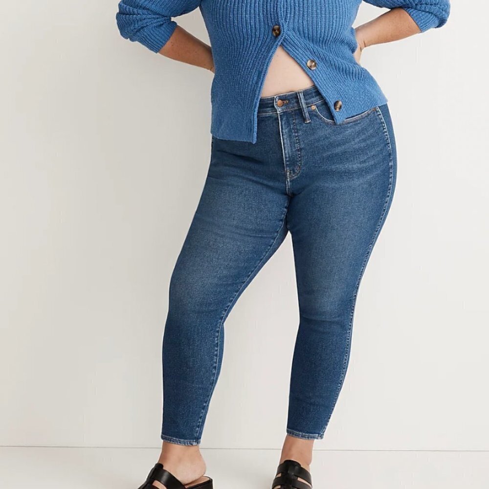 NWT Madewell 10" High-Rise Skinny Jeans Size W36 (equal to a size 22)